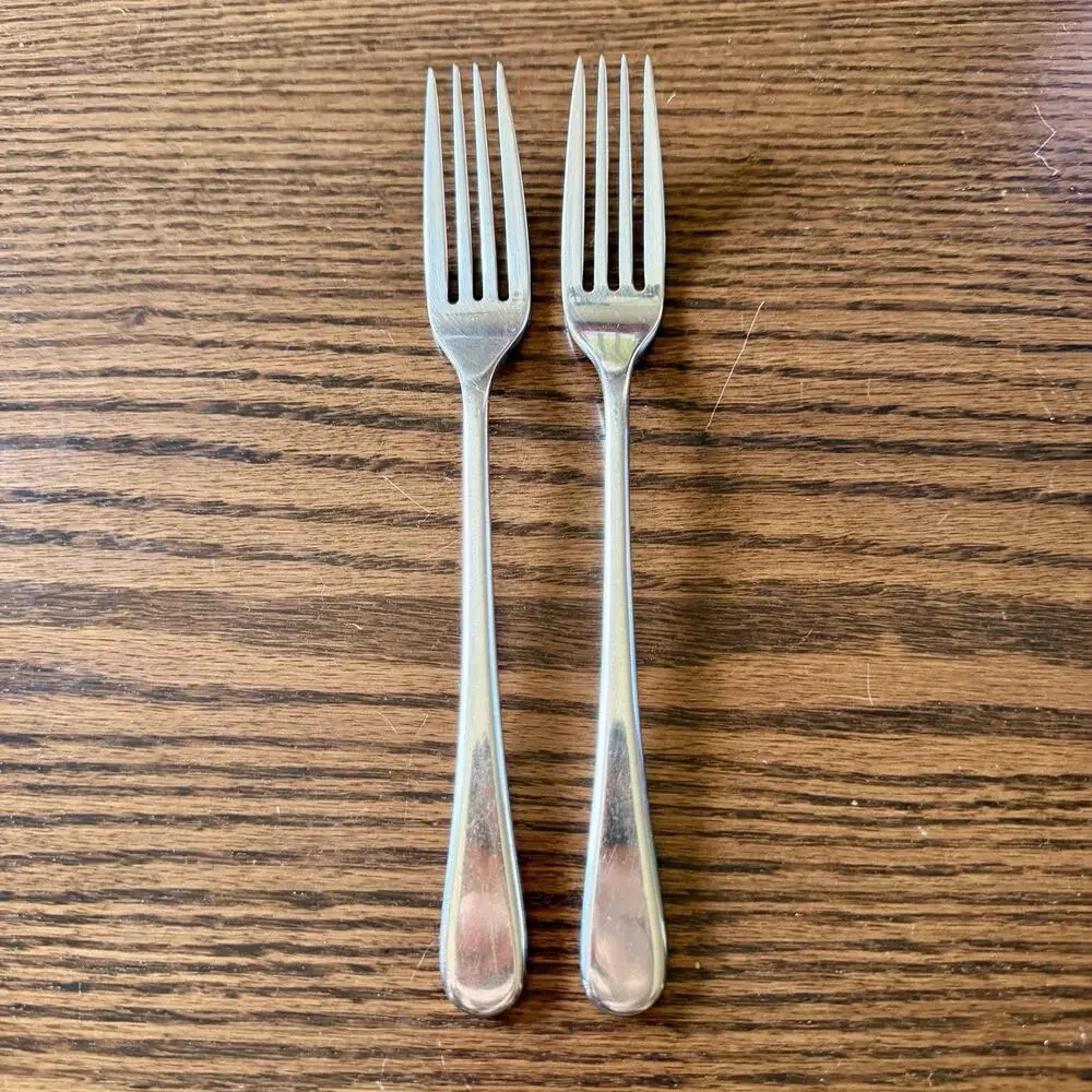 ROBERT WELCH IONA Tour Stainless Steel Flatware 18/10 Crate & Barrel 12 Piece - Picture 6 of 10